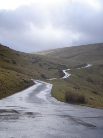 Gospel Pass, descending