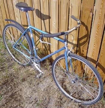 Bob Poor's Motobecane scorcher or fixed gear bike