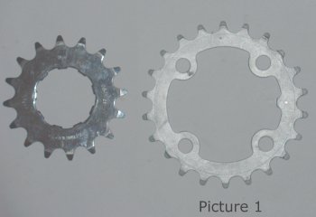 Granny ring and cog pre-splice