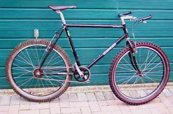 Phil Chadwick's converted Evans MTB