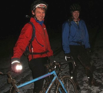 Steve and companions in the carpark